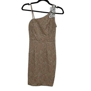 Jodi Kristopher | Lace Embellished Cocktail Dress | Size 1